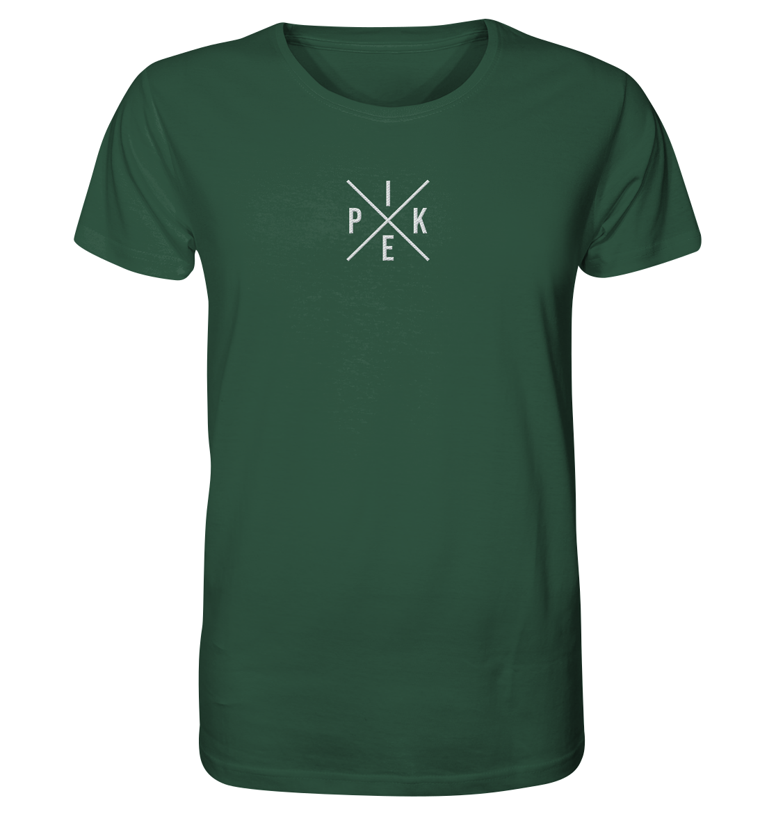 Hecht gekreuzt PIKE - Männer Bio T-Shirt (Stick)