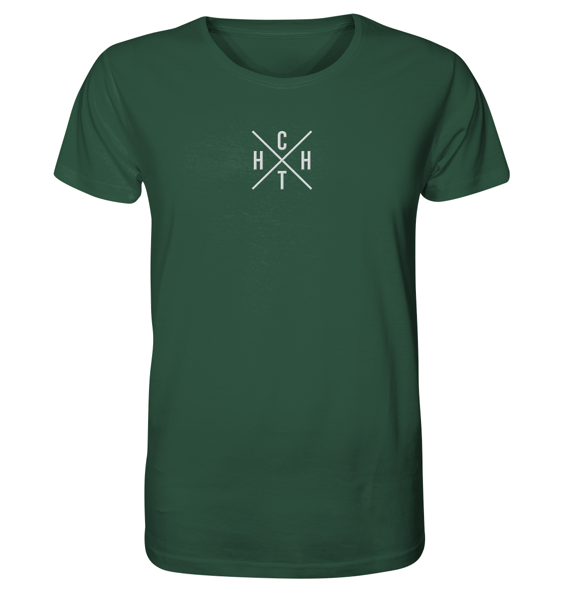 Hecht gekreuzt HCHT - Männer Bio T-Shirt (Stick)