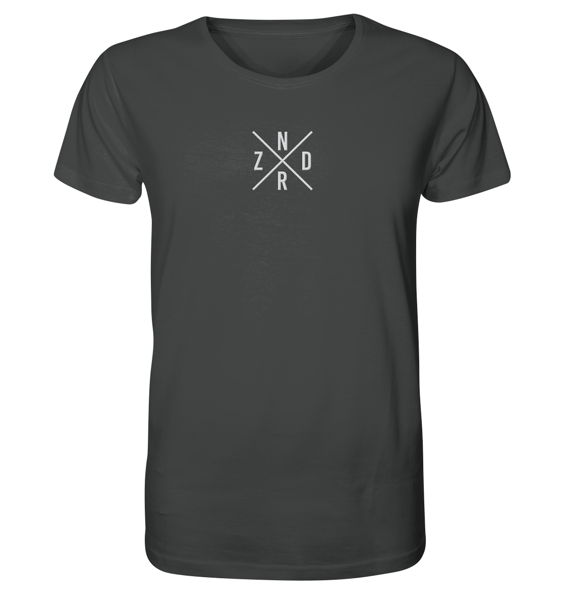 Zander gekreuzt ZNDR - Männer Bio T-Shirt (Stick)