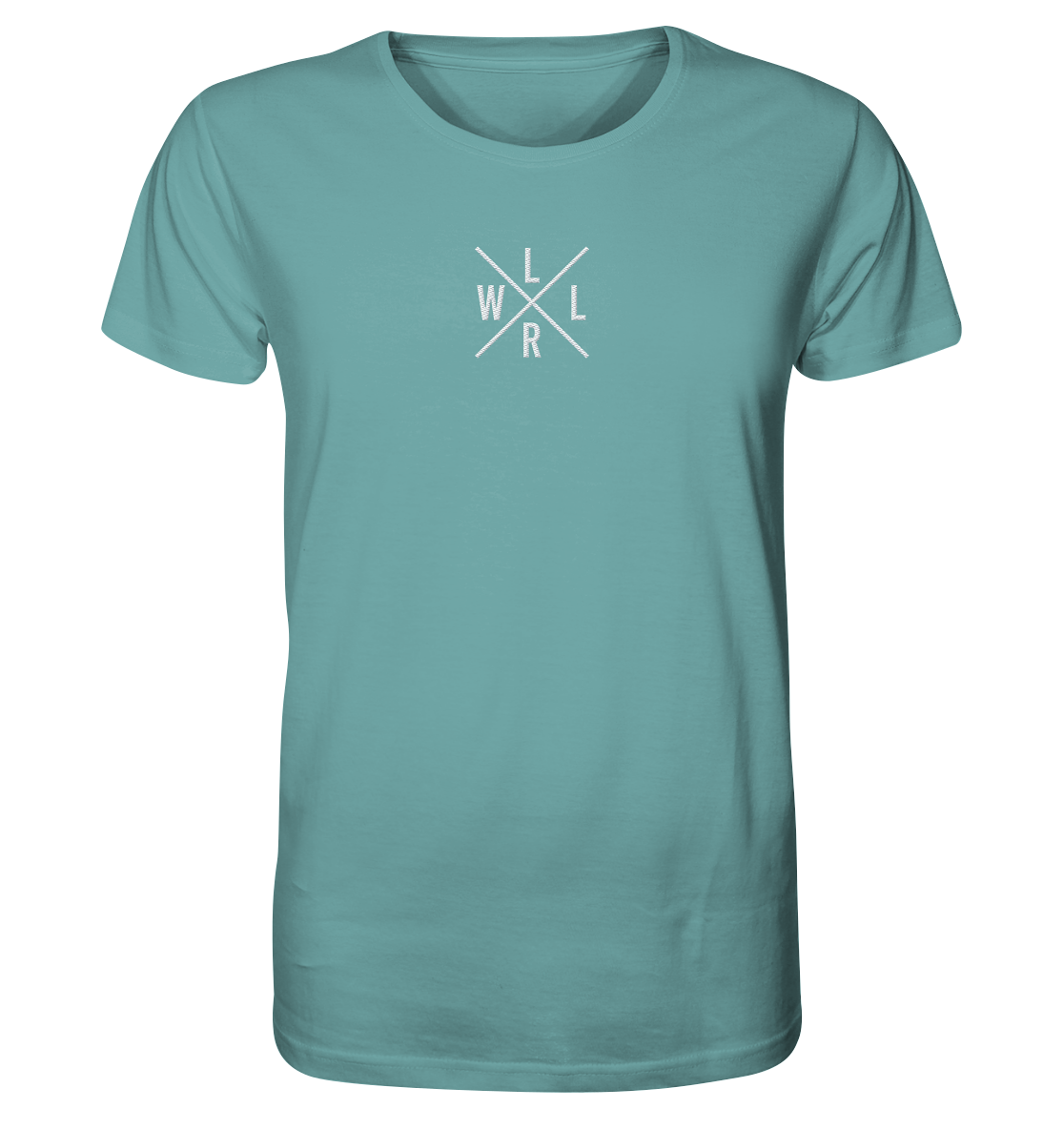 Wels gekreuzt WLLR - Männer Bio T-Shirt (Stick)