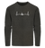 Herzschlag Angeln - Männer Bio Sweatshirt