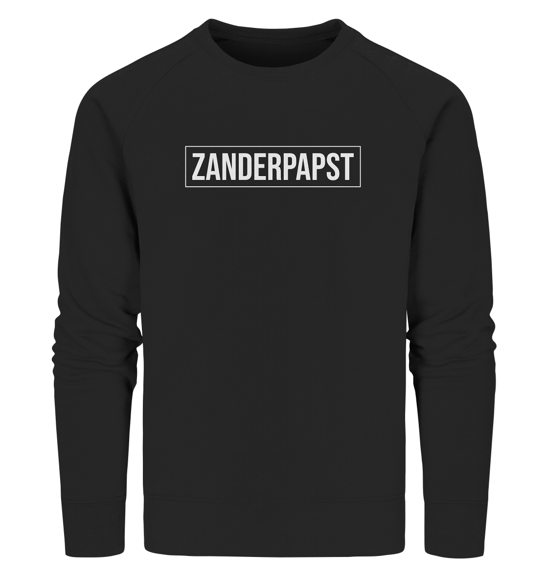 Zanderpapst - Männer Bio Sweatshirt