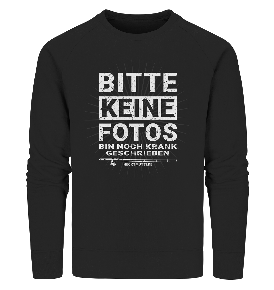 Keine Fotos - Männer Bio Sweatshirt