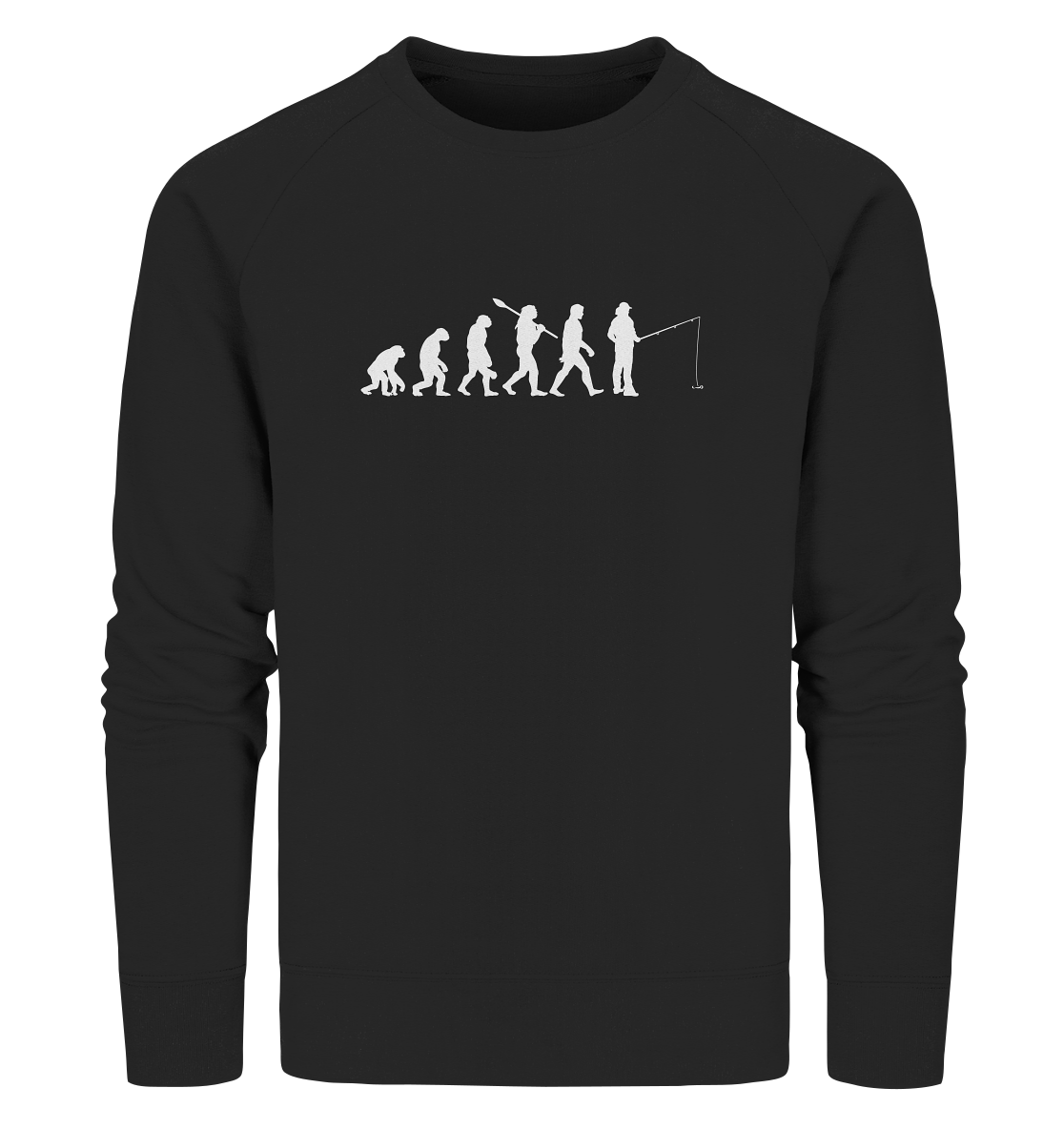 Angler Evolution - Männer Bio Sweatshirt