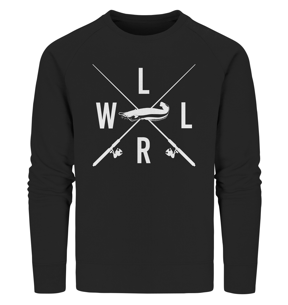 Waller gekreuzte Ruten - Männer Bio Sweatshirt