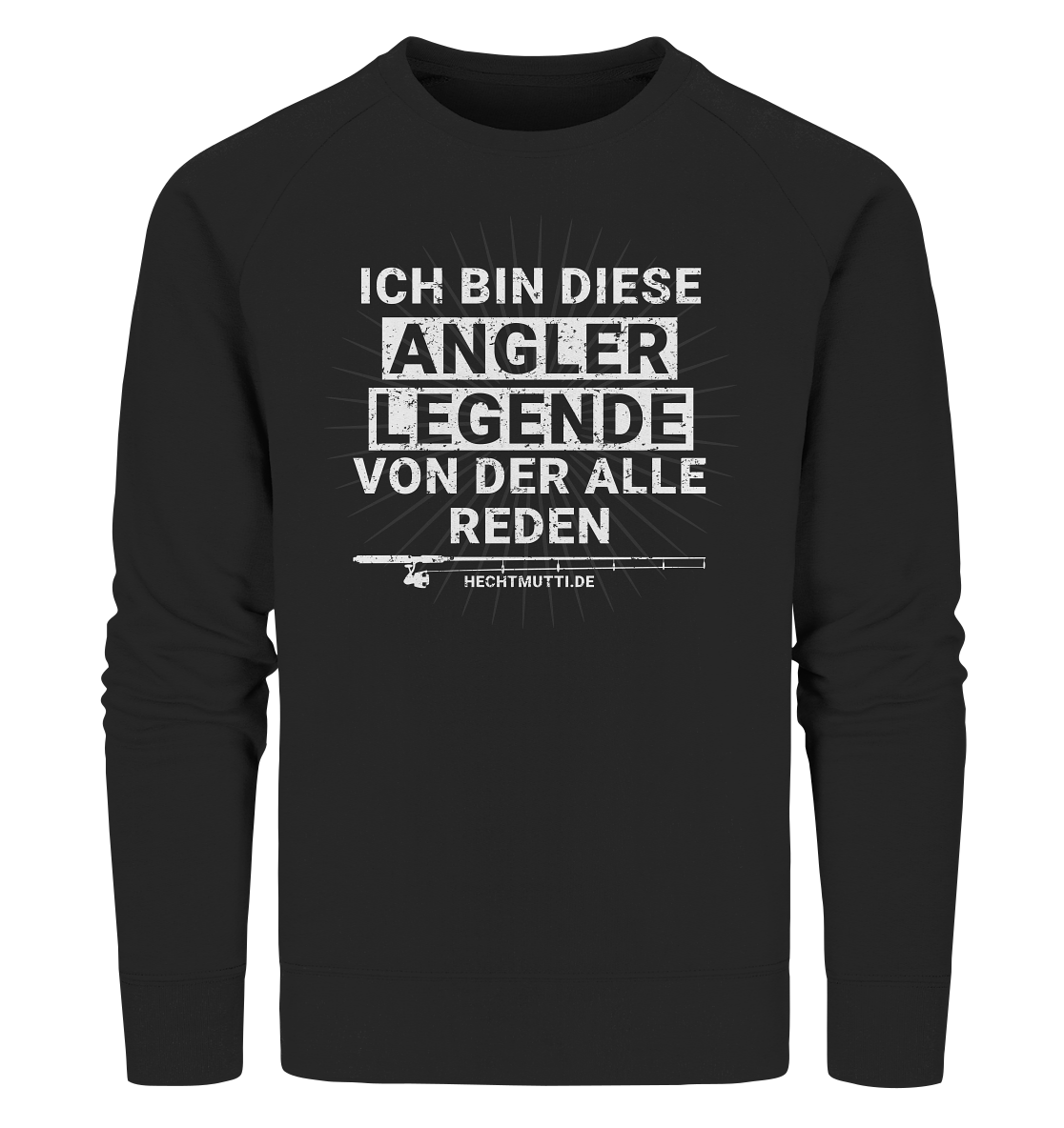 Angler Legende - Männer Bio Sweatshirt
