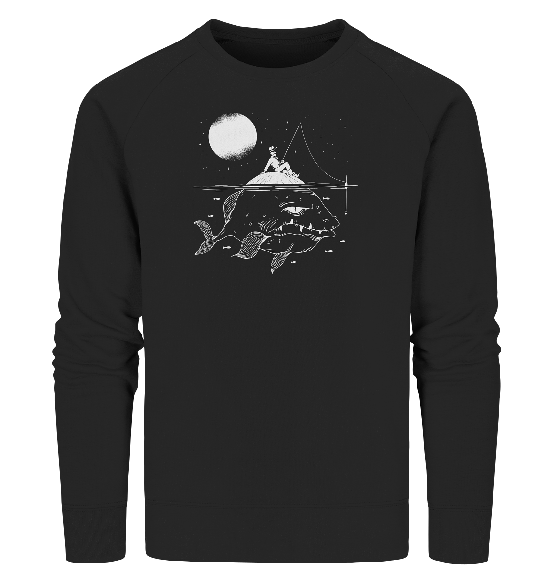Giant Fish - Männer Bio Sweatshirt
