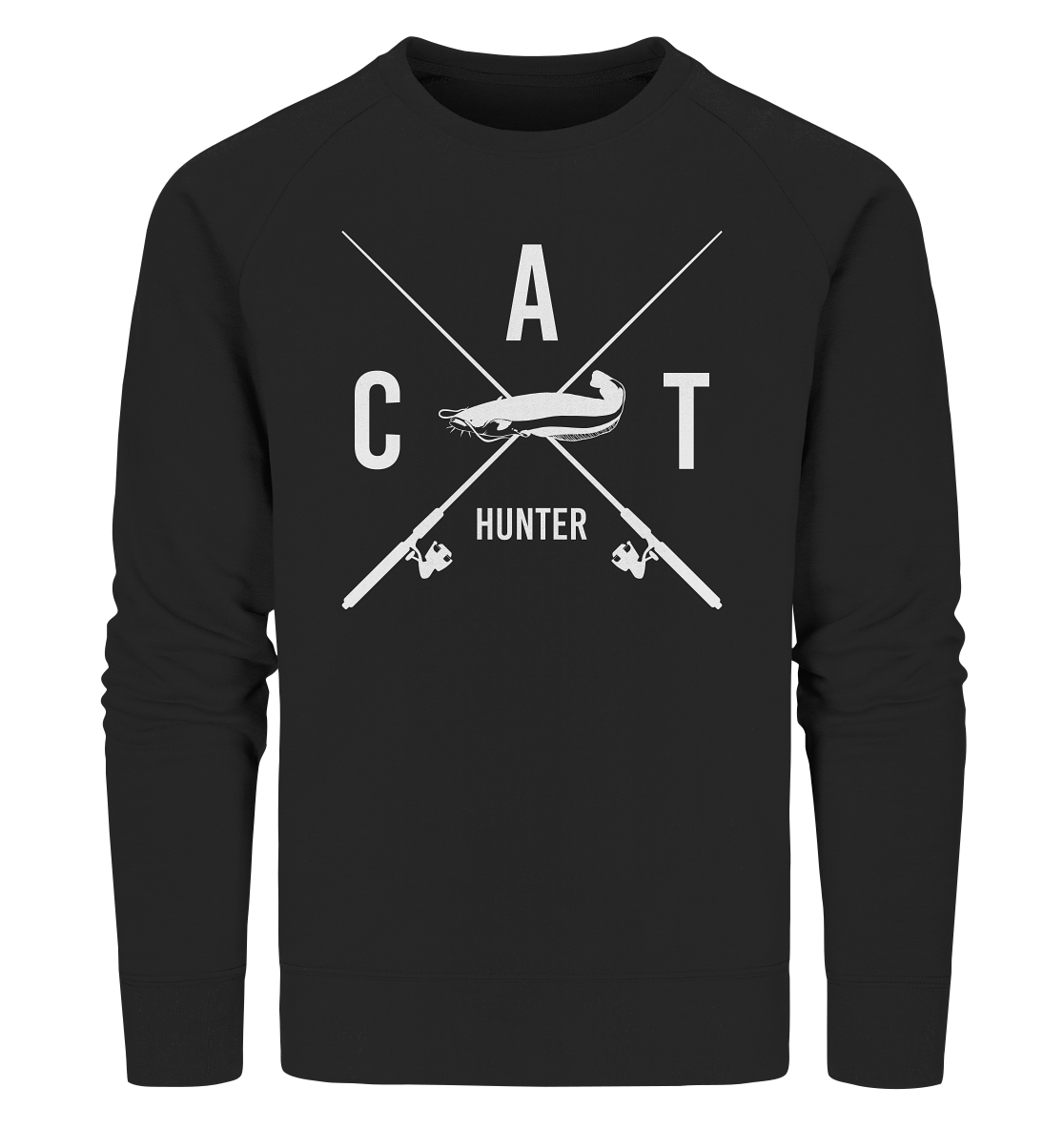 Cat Hunter  - Männer Bio Sweatshirt