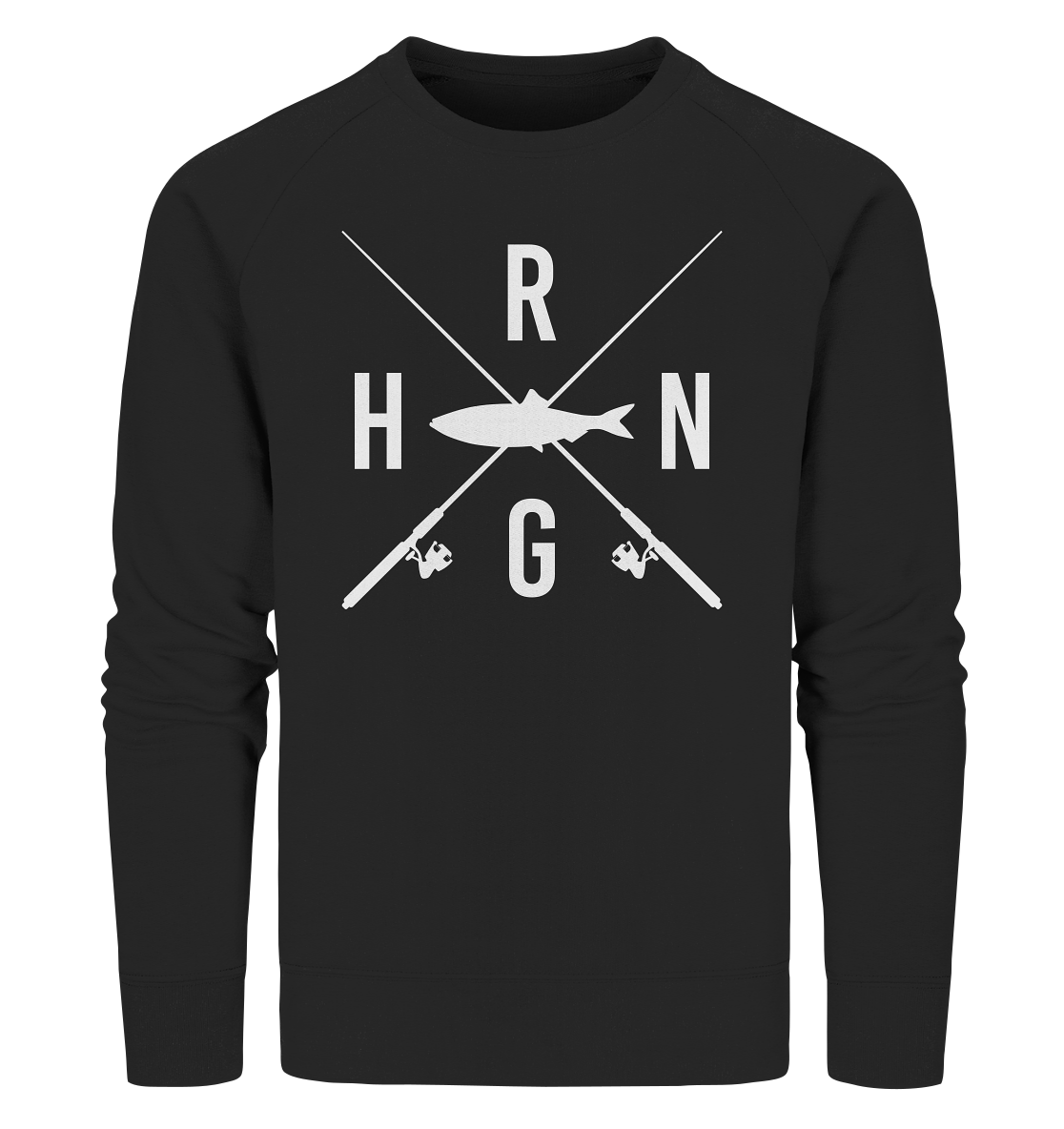 Hering gekreuzte Ruten - Männer Bio Sweatshirt