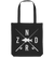 Zander gekreuzte Ruten - Organic Tote-Bag