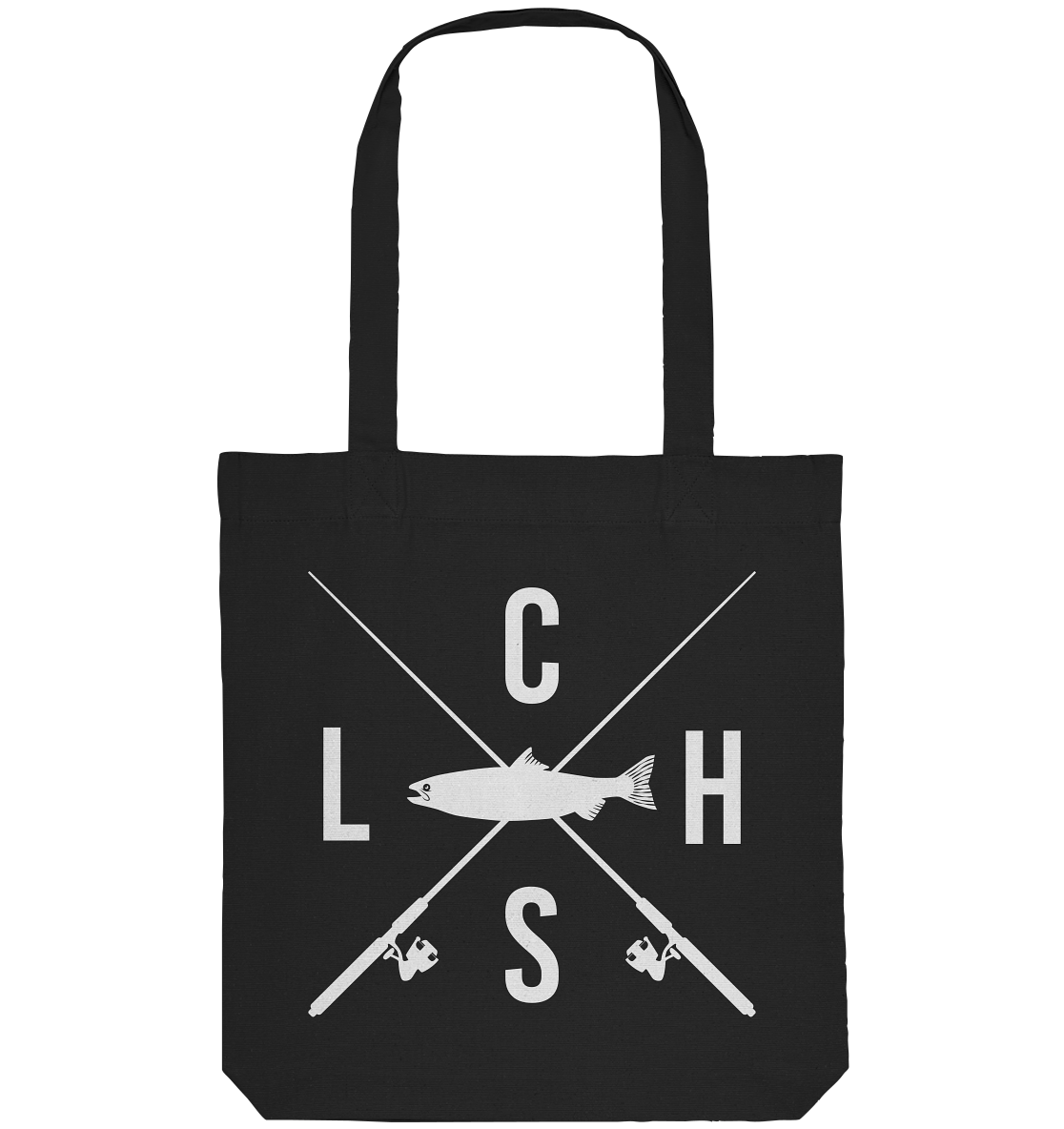 Lachs gekreuzte Ruten - Organic Tote-Bag