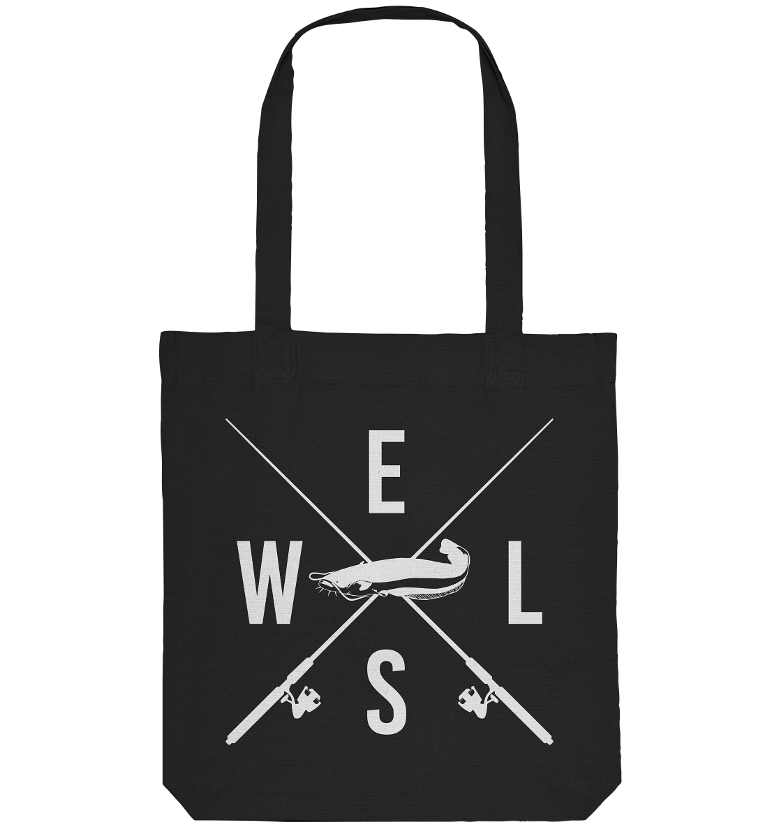 Wels gekreuzte Ruten - Organic Tote-Bag