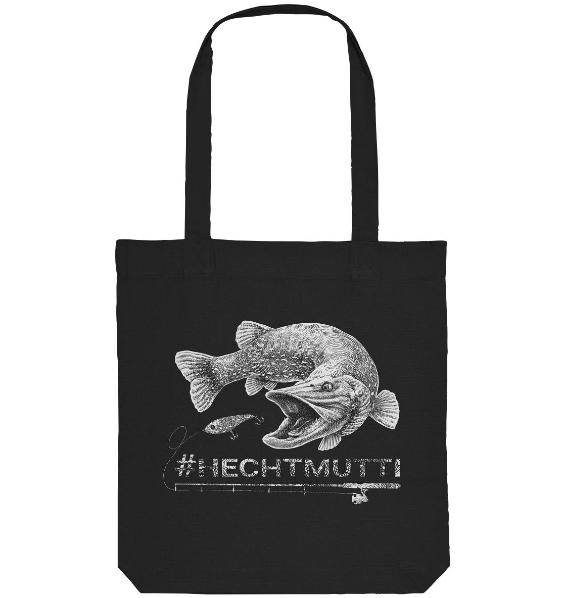 Hechtmutti weiß - Organic Tote-Bag