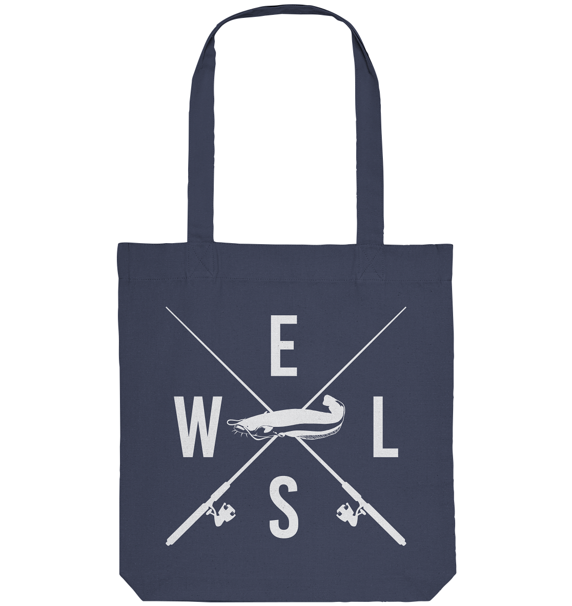 Wels gekreuzte Ruten - Organic Tote-Bag