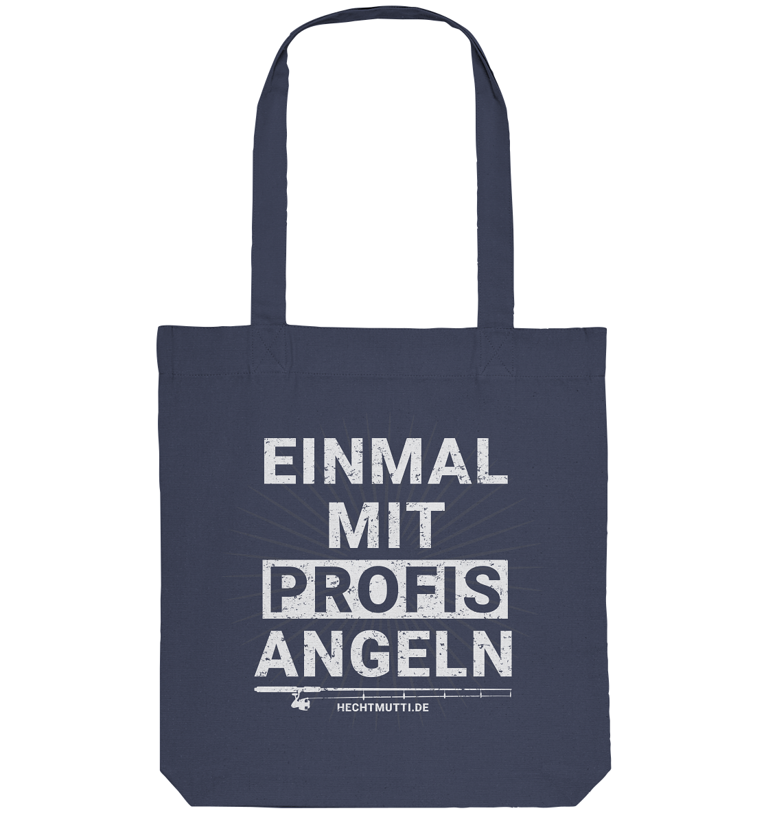 Einmal mit Profis angeln - Organic Tote-Bag