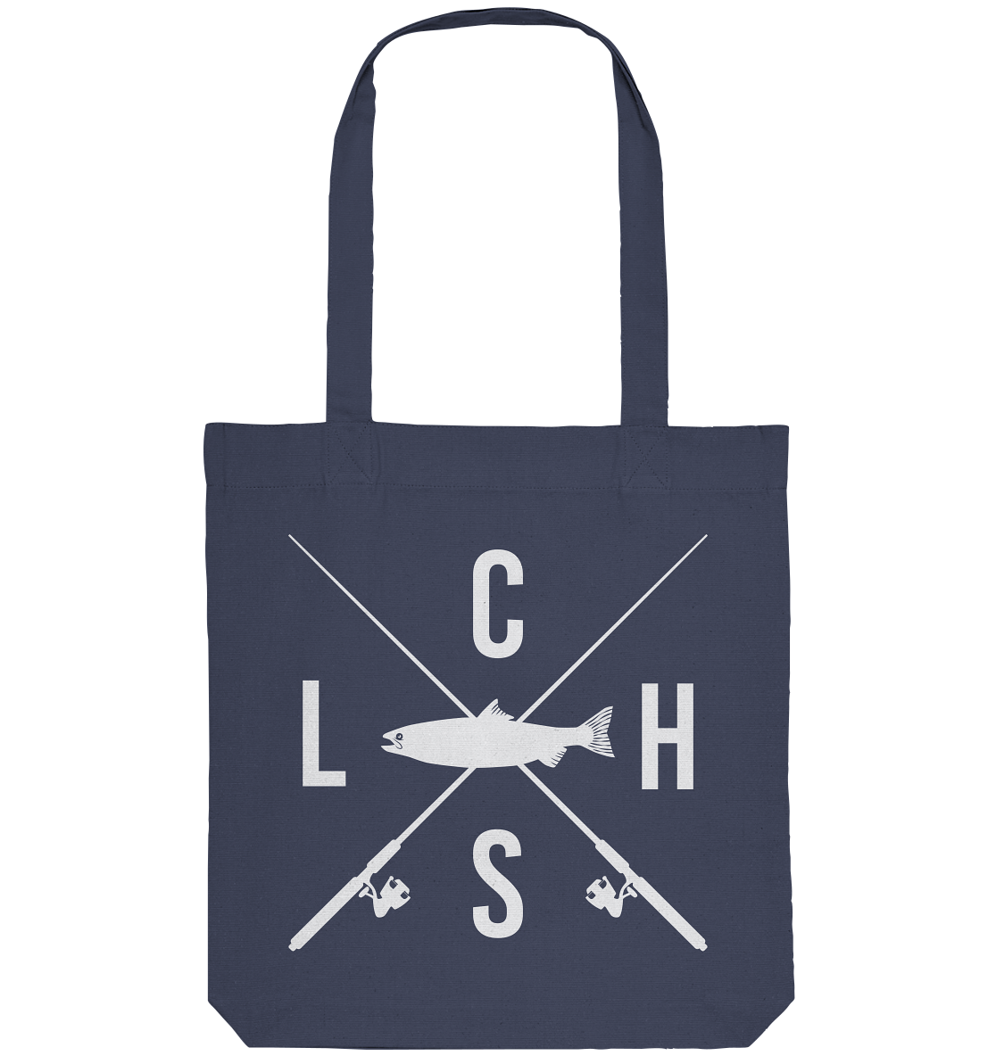 Lachs gekreuzte Ruten - Organic Tote-Bag