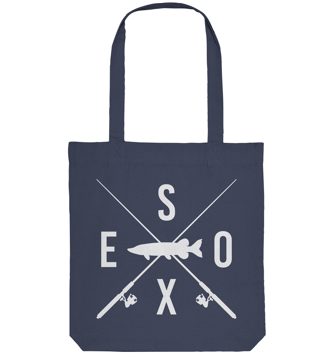 Esox gekreuzte Ruten - Organic Tote-Bag