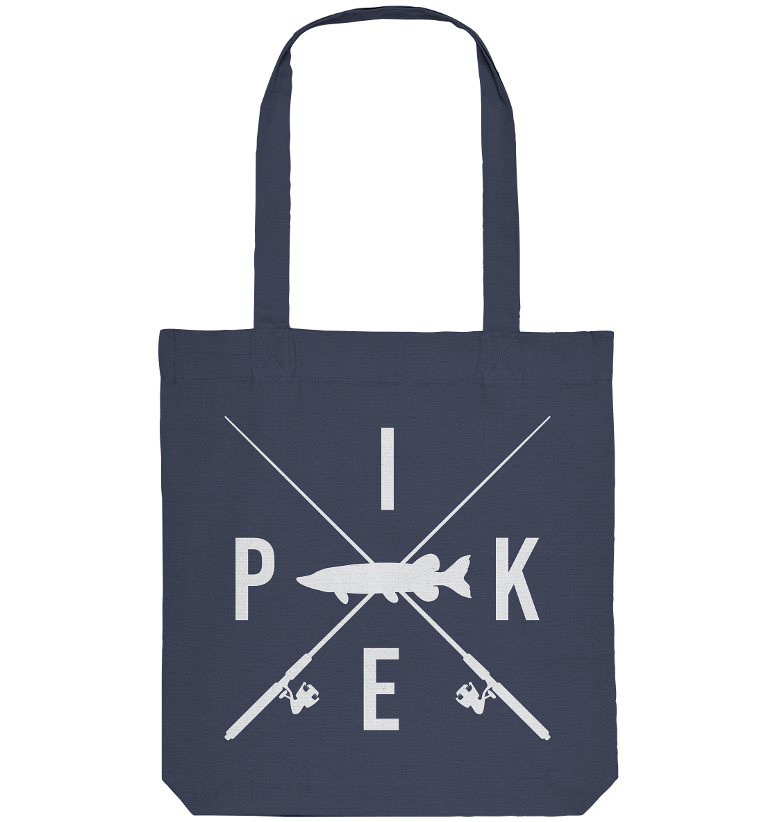 Pike gekreuzte Ruten - Organic Tote-Bag