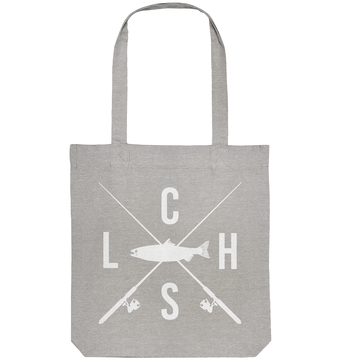 Lachs gekreuzte Ruten - Organic Tote-Bag