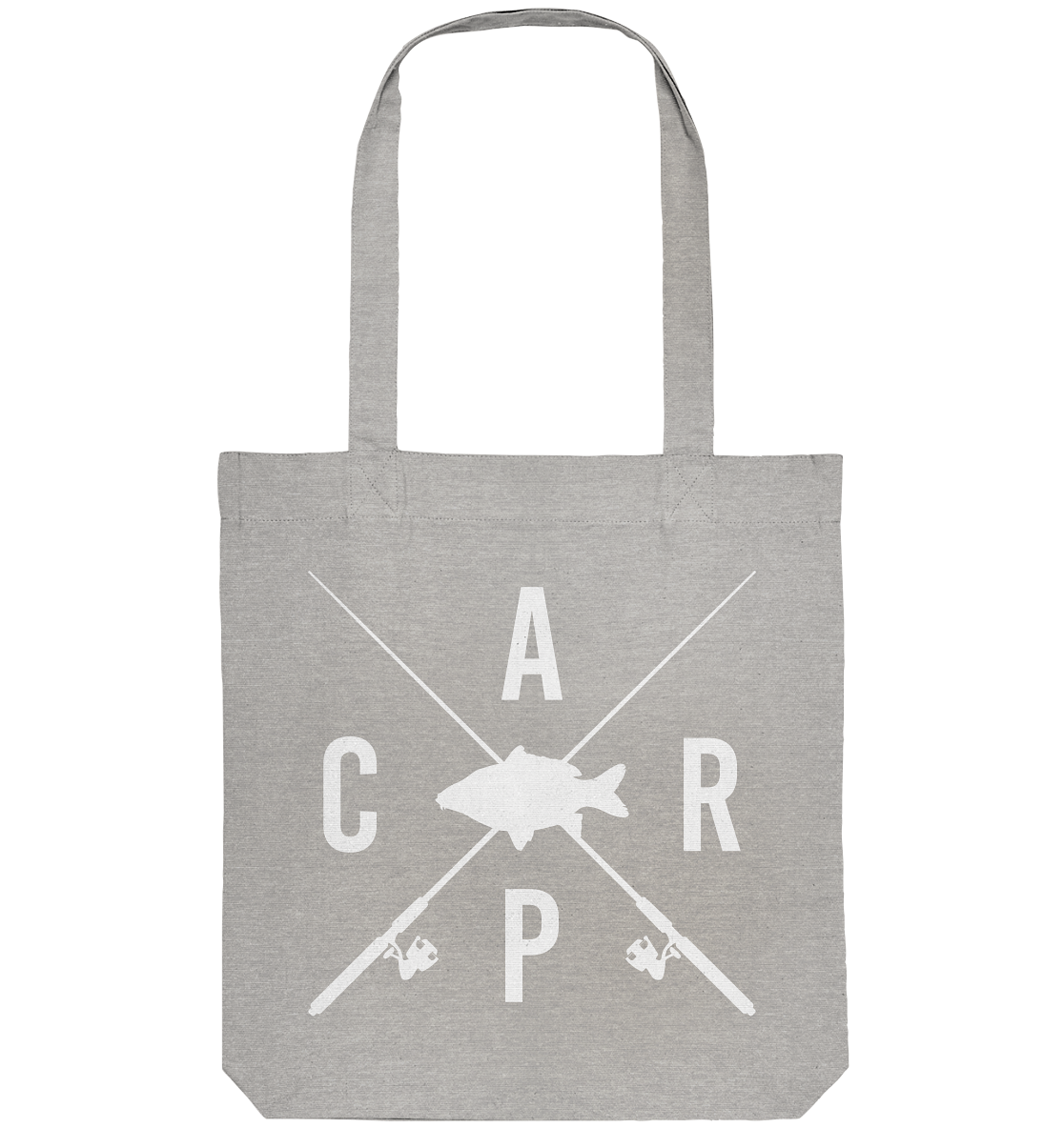 Carp gekreuzte Ruten - Organic Tote-Bag