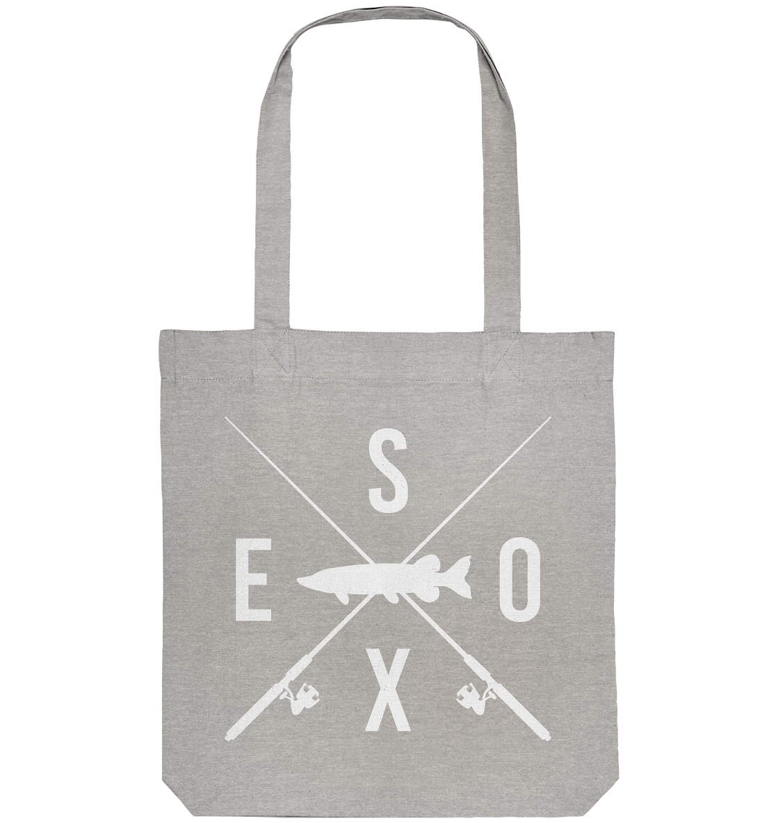 Esox gekreuzte Ruten - Organic Tote-Bag