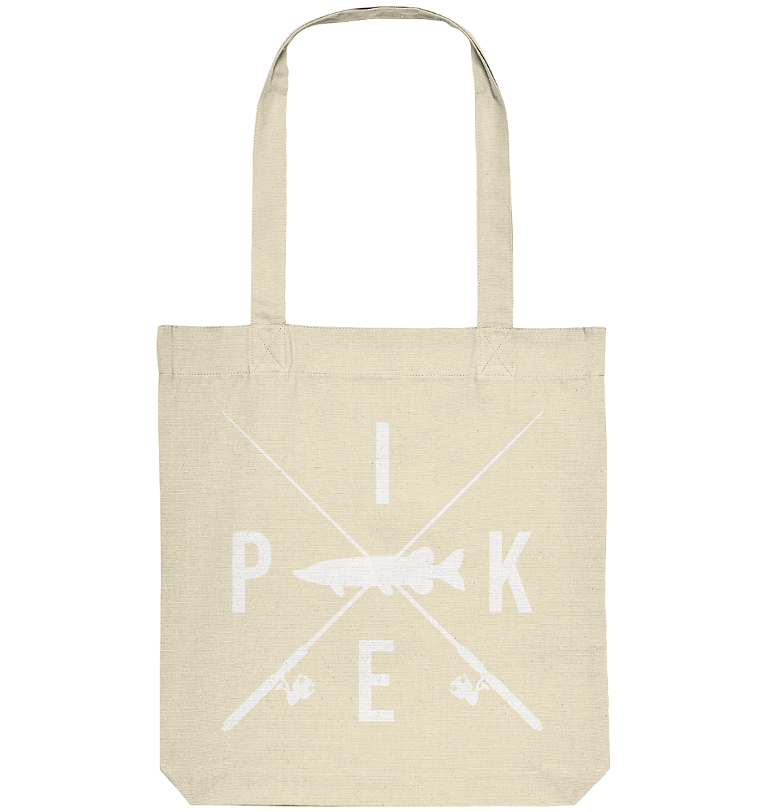 Pike gekreuzte Ruten - Organic Tote-Bag
