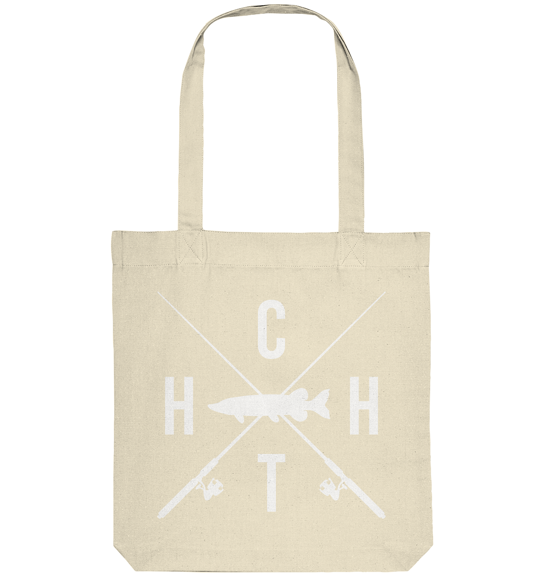 Hecht gekreuzte Ruten  - Organic Tote-Bag