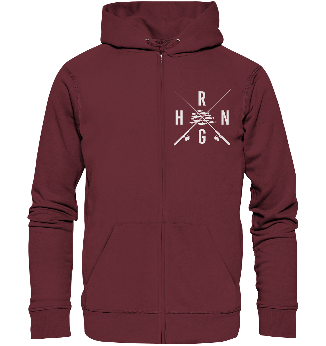 Hering Schwarm gekreuzte Ruten - Bio Zipper