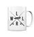 Waller gekreuzte Ruten - Tasse glossy